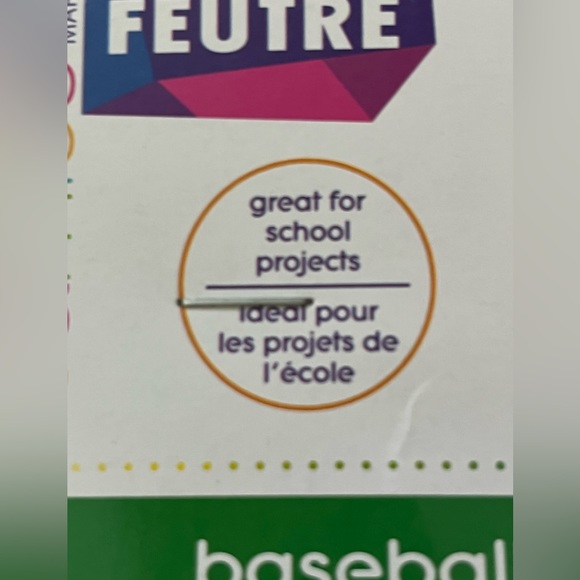 NWT Baseball Foamies Darice Assorted Felt Stickers 52 Pieces Project DIY ⚾️ - Picture 4 of 5